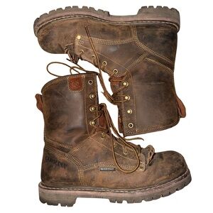 Carolina Men's Rugged Brown Waterproof Boots